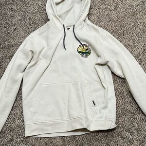 Ron Jon Off-White Hoodie with Logo